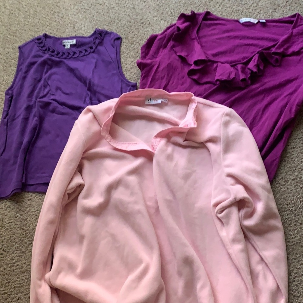 Bundle Of Three Women’s XL Clothing. Denim & company, Isaac Mizrahi Live